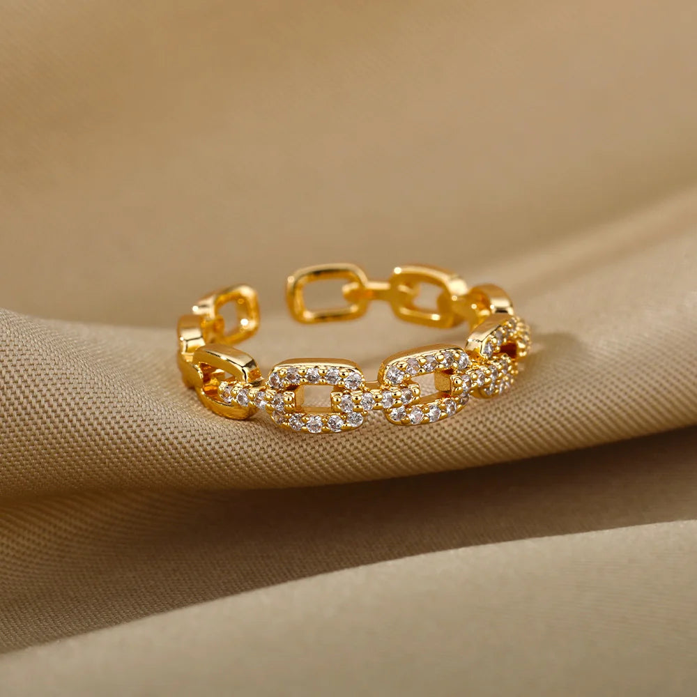 Élégant Zircon Ring