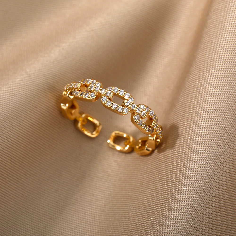 Élégant Zircon Ring