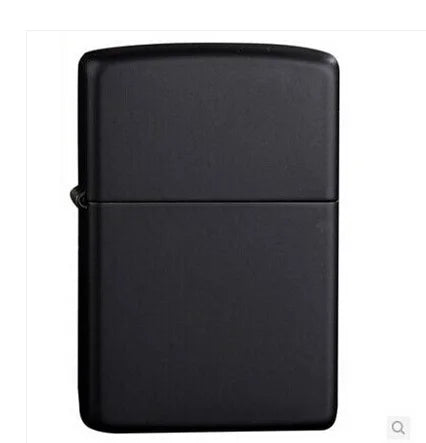 Zorro brass kerosene windproof lighter with personalized creativity, ultra-thin square angle smooth kerosene machine