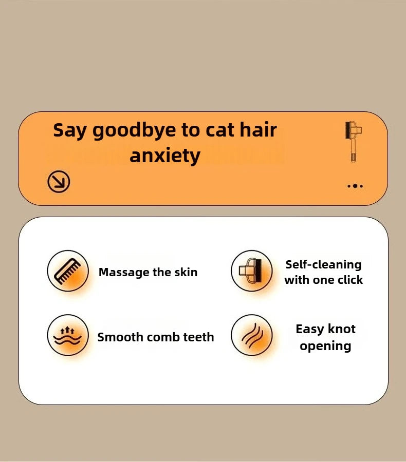 Multi-functional pet comb, hair and flea remover