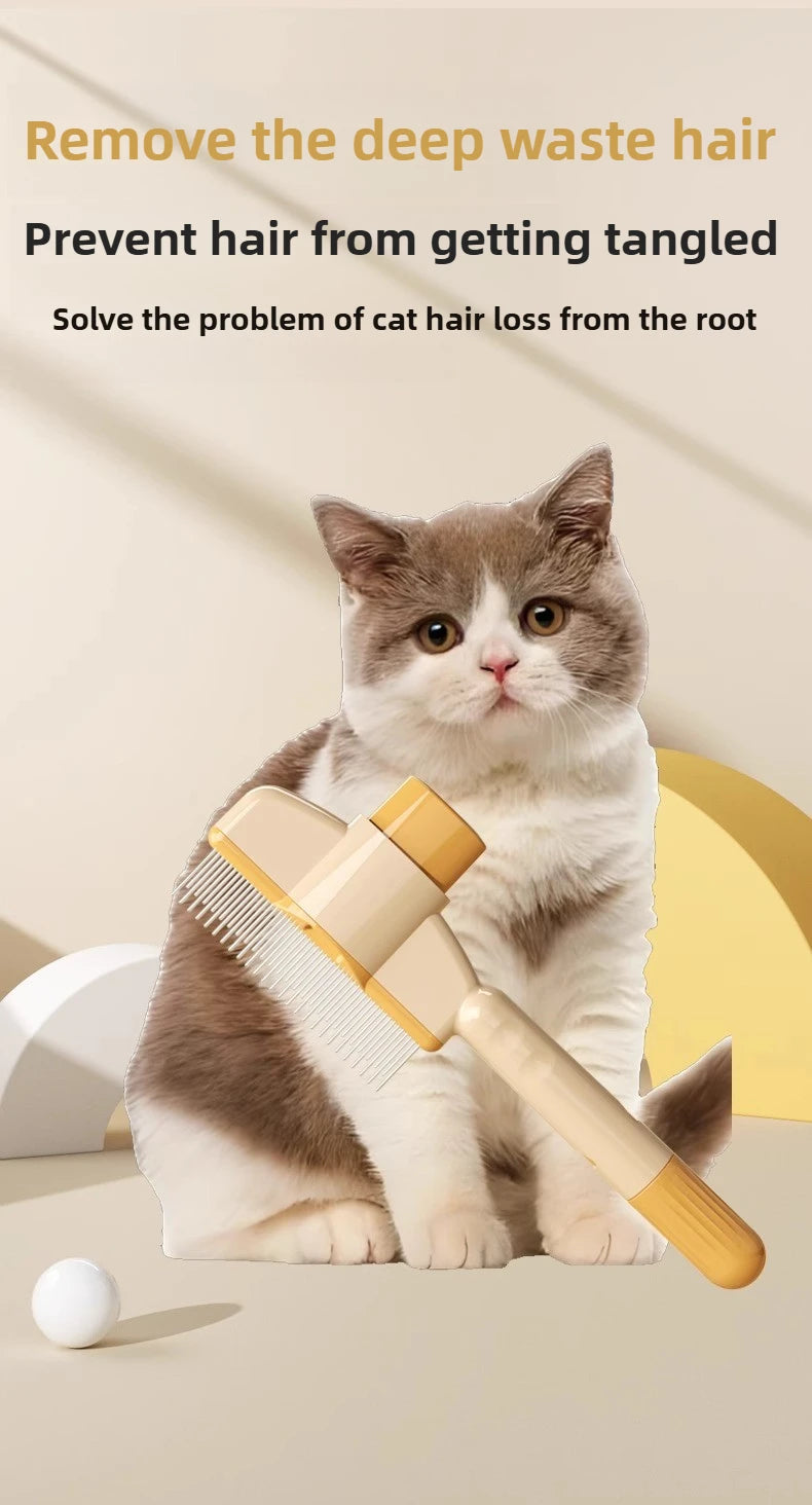 Multi-functional pet comb, hair and flea remover