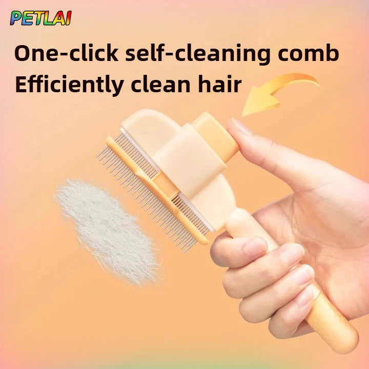 Multi-functional pet comb, hair and flea remover