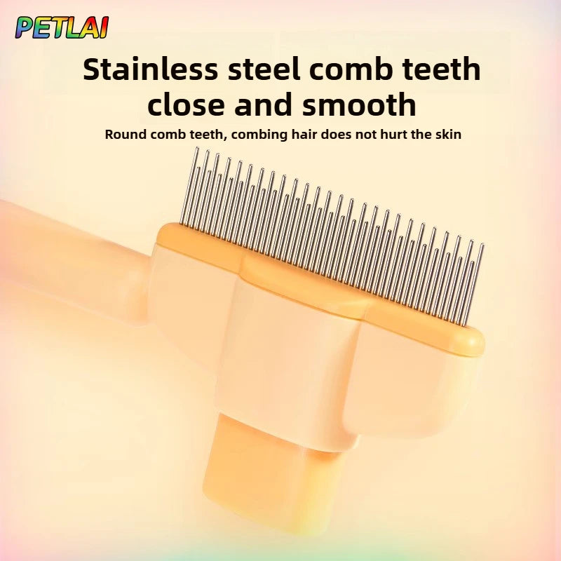 Multi-functional pet comb, hair and flea remover