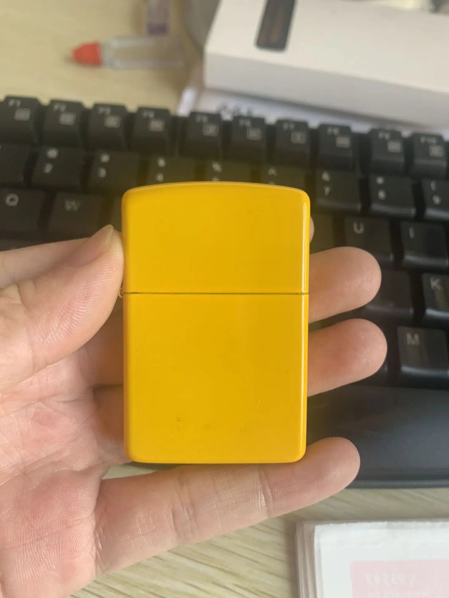 Zorro brass kerosene windproof lighter with personalized creativity, ultra-thin square angle smooth kerosene machine