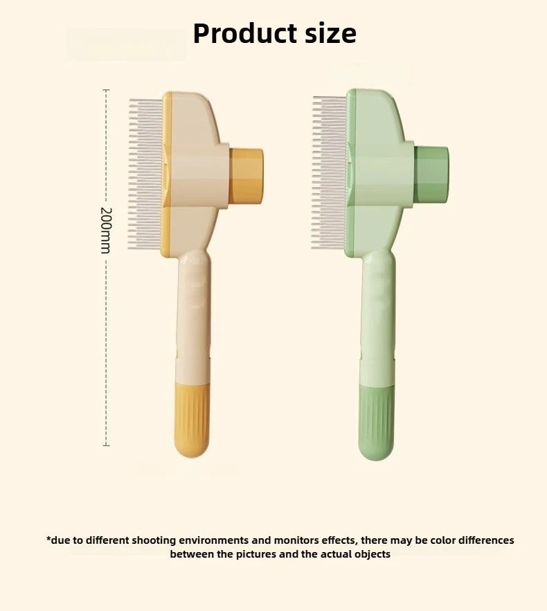 Multi-functional pet comb, hair and flea remover